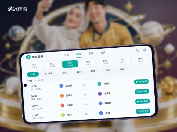 装满冠体育 APP，开赛信息及时收